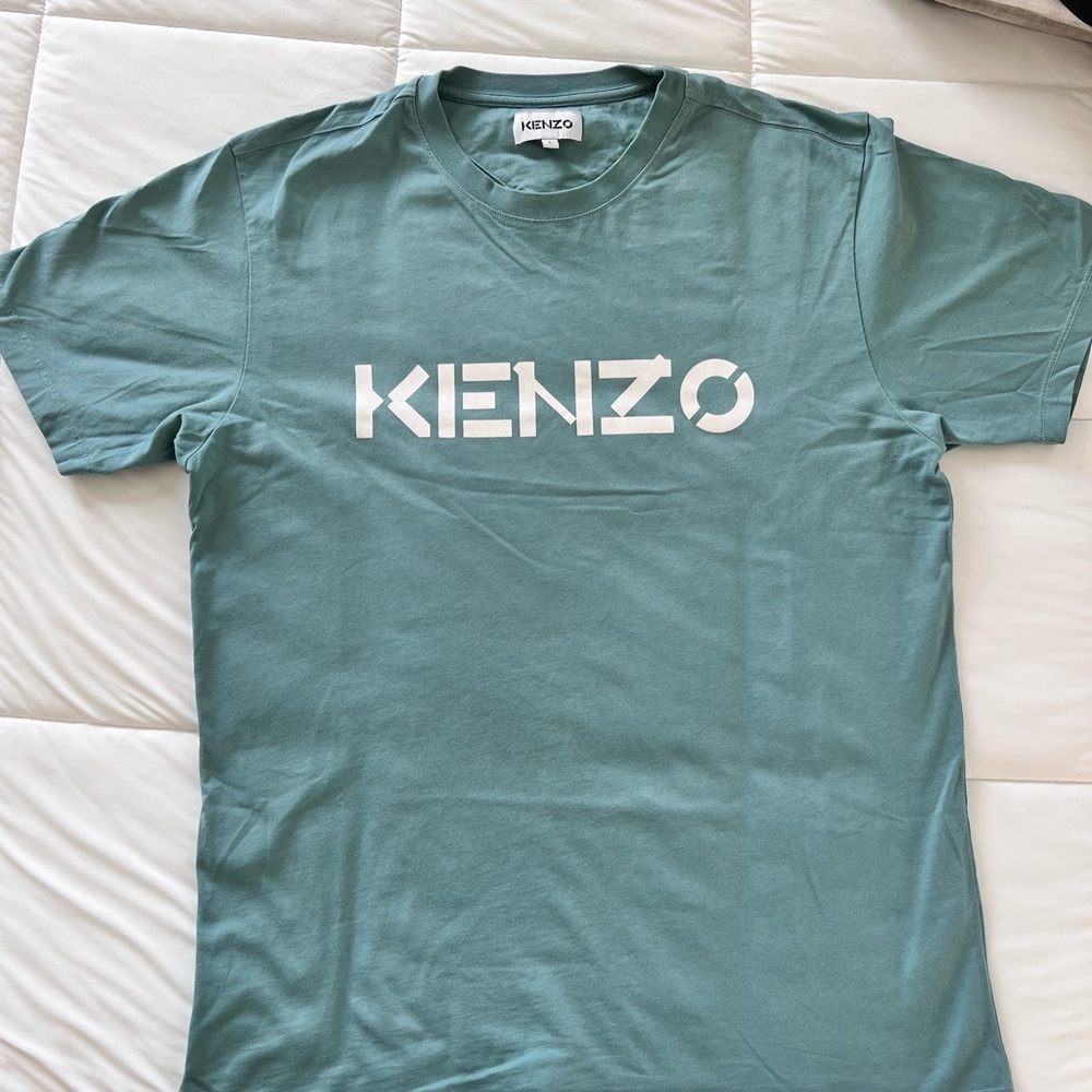 Kenzo Men's Teal Short Sleeve Tee